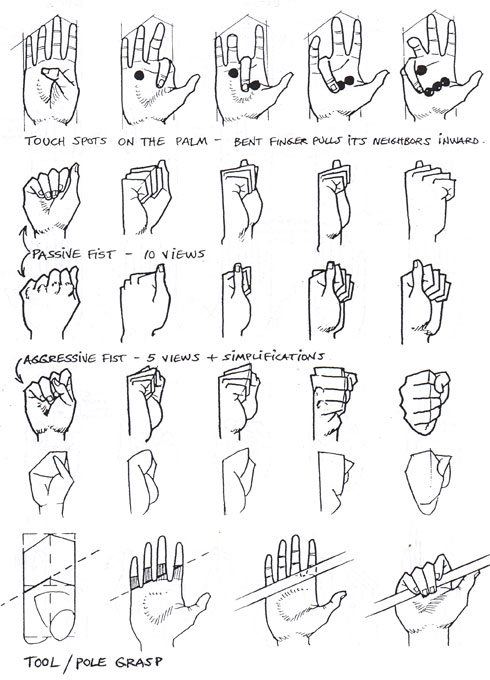 Anime Hands Reference